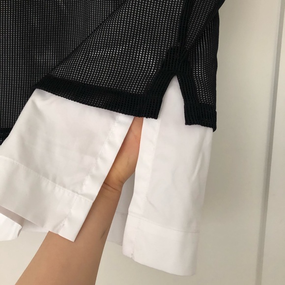 Nike Monochrome drawstring Mesh pencil midi skirt - Picture 2 of 4